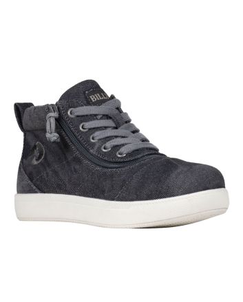 Billy Black Acid Wash D|R Short Wrap High Tops Buty