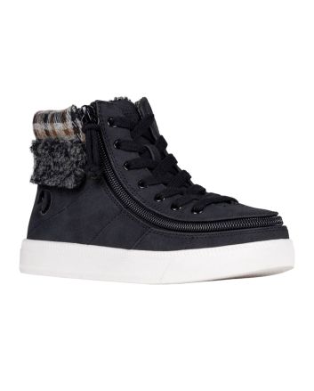 Billy Black Cuff Classic Lace High Buty