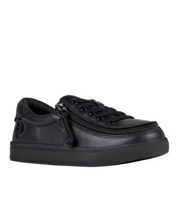 Billy Black To The Floor Leather Classic Lace Low Buty