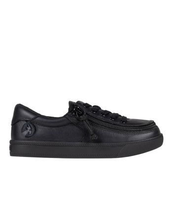 Billy Black To The Floor Leather Classic Lace Low Buty