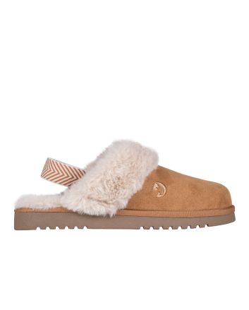 Billy Chestnut Cozy Sling Scuff Pantofle