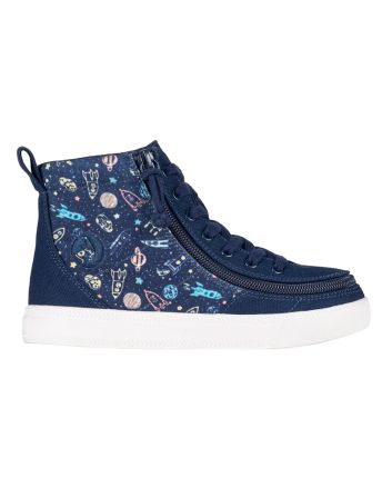 Billy Classic Lace High Tops Navy Space Buty