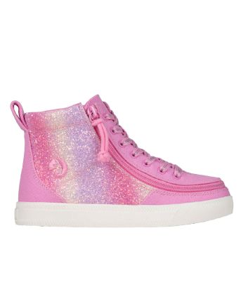 Billy Pink Glitz Classic Lace High Buty