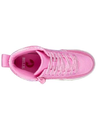 Billy Pink Glitz Classic Lace High Buty