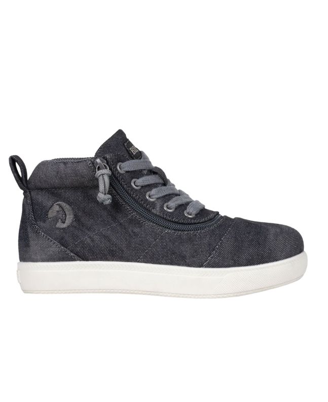 Billy Black Acid Wash D|R Short Wrap High Tops Buty