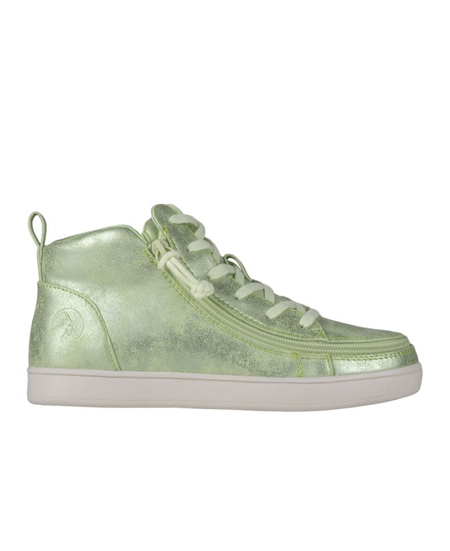 Billy Cucumber Green Sneaker Lace Mid Tops Buty