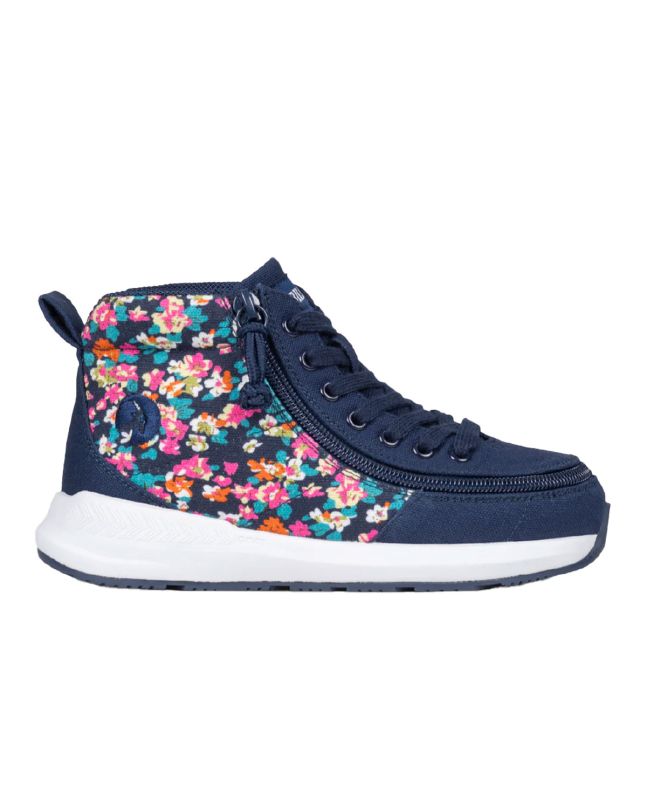 Billy Navy/Floral Goat High Top Buty