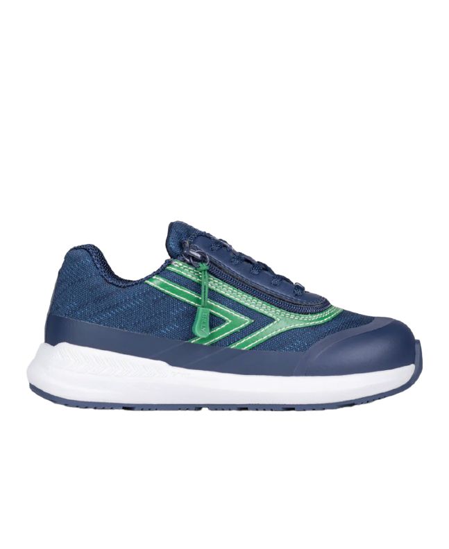 Billy Navy/Green Goat Low Buty