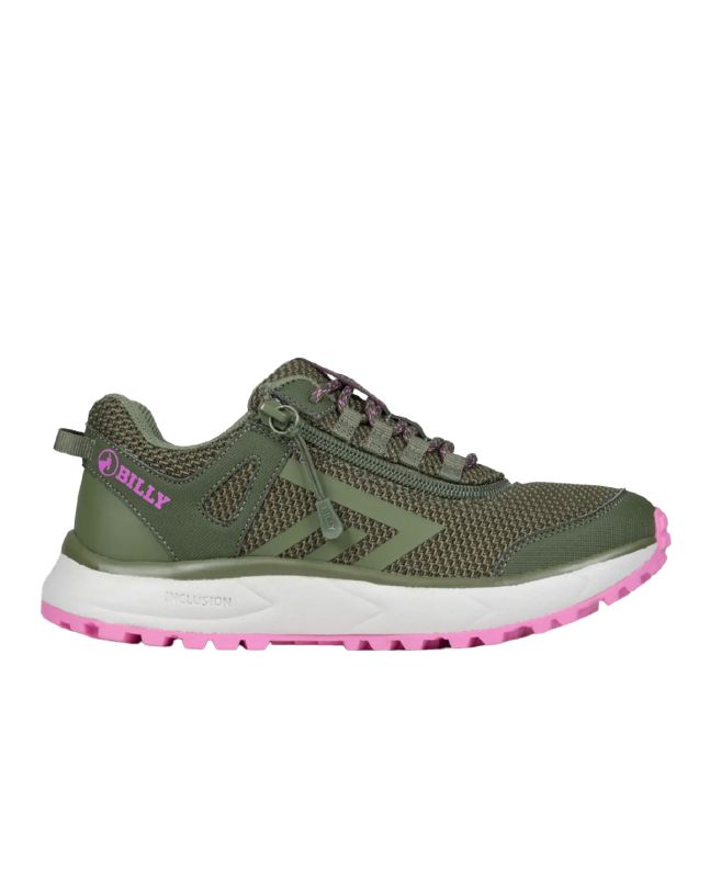 Billy Olive/Pink Inclusion Trail Buty