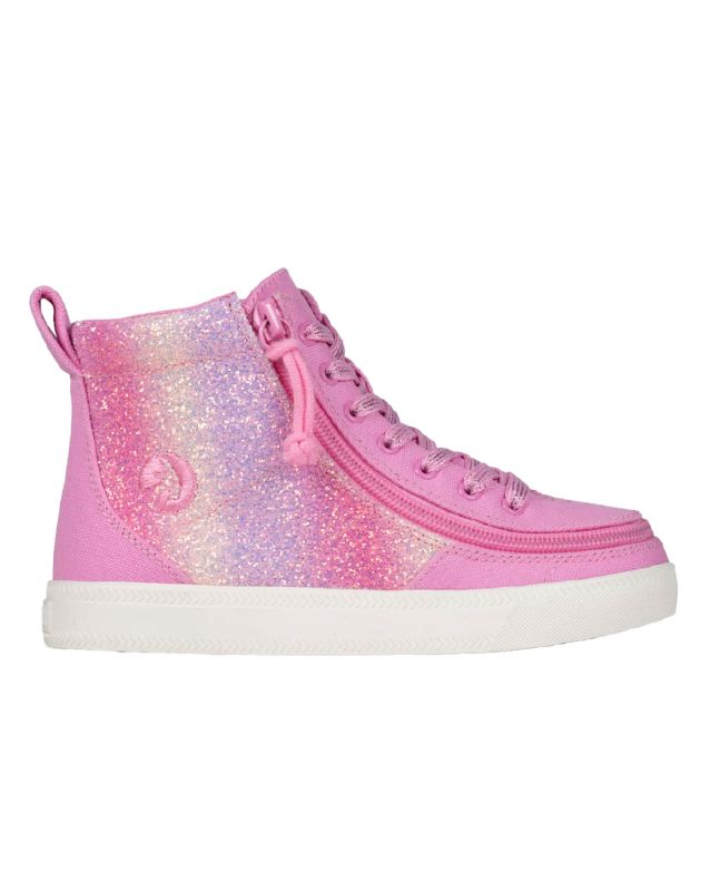 Billy Pink Glitz Classic Lace High Buty