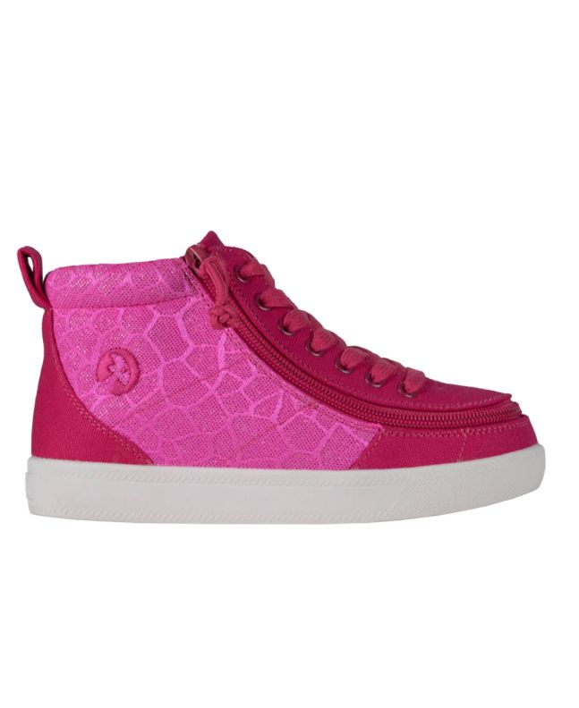 Billy Pink Print Classic D|R's High Top Buty