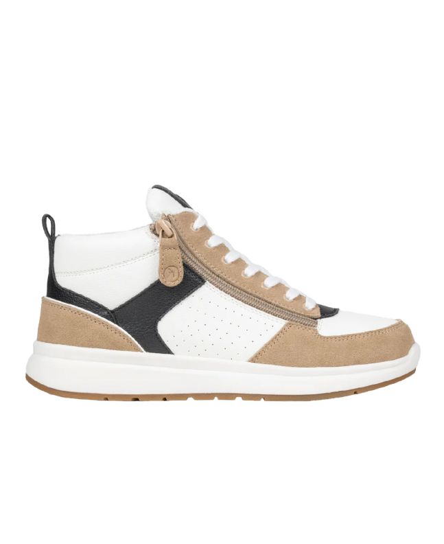 Billy White/Tan/Black Comfort DZ High Buty